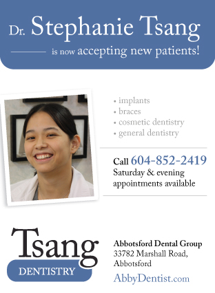 Dr. Stephanie Tsang newspaper advertisement design